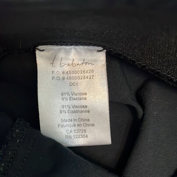 𝅺Babaton Aritzia Black Skinny Dress Pants Size 00 - Picture 4 of 10